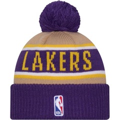Gorro Masculino New Era NBA Draft 2024 Los Angeles Lakers PomPom - Foto 2