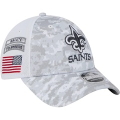Boné Masculino New Era 940 New Orleans Saints NFL Salute To Service 25 - Foto 4