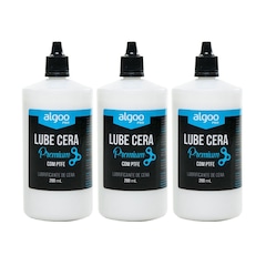 Kit de 3 Óleos Lubrificantes Cera Corrente Bike Algoo Premium 200 ml - Foto 1