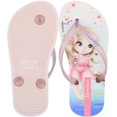 Chinelo Ipanema Blonde Cat Amores De Dedo Infantil - Foto 3