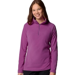 Jaqueta de Moletom Feminina Columbia Fleece Glacial IV 1/2 Zip - Foto 1