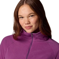 Jaqueta de Moletom Feminina Columbia Fleece Glacial IV 1/2 Zip - Foto 4