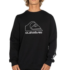 Blusão de Moletom Masculino Quiksilver Careca New Tour PS - Foto 1