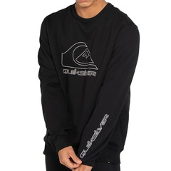 Blusão de Moletom Masculino Quiksilver Careca New Tour PS - Foto 3