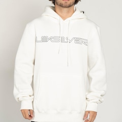 Blusão de Moletom Masculino Quiksilver Canguru Word Block com Capuz - Foto 1