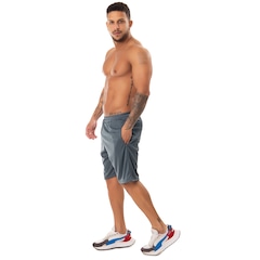 Bermuda Helanca Esportiva Fristyle Academia Com Bolso Masculina - Foto 2