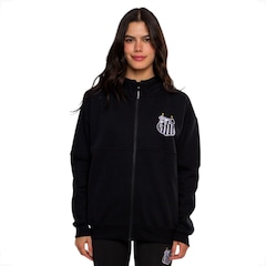 Agasalho de Moletom Surf Center com Zíper Santos Feminino - Foto 1