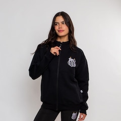 Agasalho de Moletom Surf Center com Zíper Santos Feminino - Foto 2