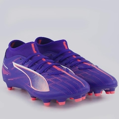 Chuteira de Campo Masculina Puma Ultra 5 Play+ FG/AG - Foto 2