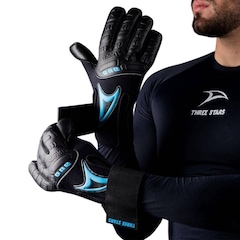 Luva de Goleiro de Futebol de Campo Three Stars One 32 - Foto 2