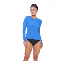 Camiseta Feminina Speedo Manga Longa Proteção UV50 - Foto 1