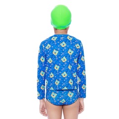 Camiseta Infantil Speedo Manga Longa Tiger Under the Sea - Foto 2