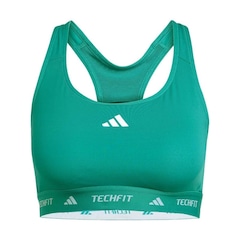 Top Feminino Adidas Techfit Suporte Médio - Foto 1
