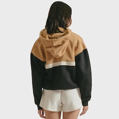 Blusão de Moletom Feminino Volcom Earth Tripper Brown - Foto 4
