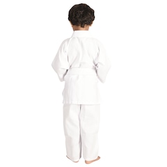 Kimono de Judô Jiu-Jitsu Infantil MKS Seitô com Faixa Branca - Foto 4