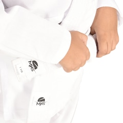 Kimono de Judô Jiu-Jitsu Infantil MKS Seitô com Faixa Branca - Foto 5