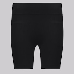 Shorts Canelado Selene Sem Costura Feminino - Foto 2