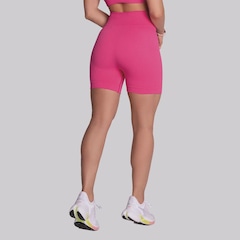 Shorts Canelado Selene Sem Costura Feminino - Foto 2