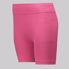 Shorts Canelado Selene Sem Costura Feminino - Foto 3