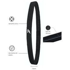 Faixa de Cabelo com Silicone Sportbr - 4 unidades - Foto 2