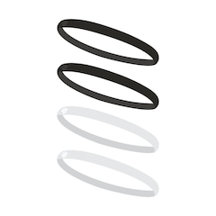 Faixa de Cabelo com Silicone Sportbr - 4 unidades - Foto 1