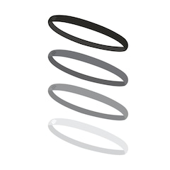 Faixa de Cabelo com Silicone Sportbr - 4 unidades - Foto 1