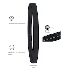 Faixa de Cabelo com Silicone Sportbr - 4 unidades - Foto 3