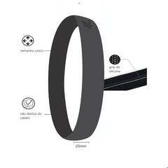 Faixa de Cabelo com Silicone Sportbr - 2 unidades - Foto 3