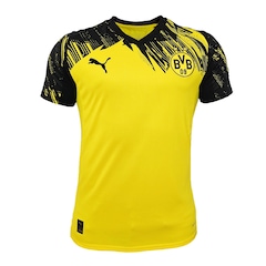 Camisa do Borussia Dortmund Puma 25/26 Uniforme 1 Torcedor Masculina - Foto 1