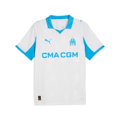 Camisa Olympique de Marseille Puma 25/26 Uniforme 1 Torcedor Masculina - Foto 1