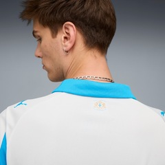 Camisa Olympique de Marseille Puma 25/26 Uniforme 1 Torcedor Masculina - Foto 4