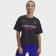 Camiseta Under Armour Project Rock Boxy Feminina - Foto 1