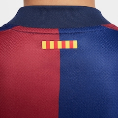 Camisa Barcelona I 2024/25 Torcedor Pro Nike Infantil - Foto 7