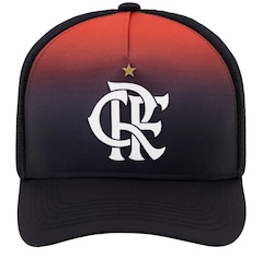 Boné Adulto Flamengo Silk Supercap  Frontal CRF Licenciado - Foto 1