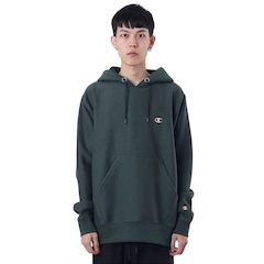 Blusão de Moletom Canguru Masculino Champion Champ Cang Rw Ml Emb Logo Ground - Foto 1