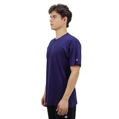 Camiseta Masculina Champion Basic C Emb Logo Tst Athletic - Foto 2
