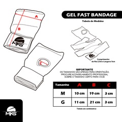 Sub Luva Super Inner MKS Gel Fast Bandage - Foto 2