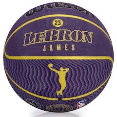 Bola De Basquete Wilson NBA Player Icon Outdoor Lebron James Tam 7 - Foto 2