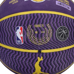 Bola De Basquete Wilson NBA Player Icon Outdoor Lebron James Tam 7 - Foto 5