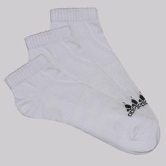 Meia Cano Curto adidas Sportswear Invisivel 3 Pares - Foto 1