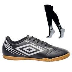 Chuteira de Futsal Adulto Umbro Brave + 1 par de Meião - Foto 1
