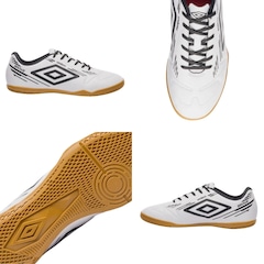 Chuteira de Futsal Adulto Umbro Brave + 1 par de Meião - Foto 7