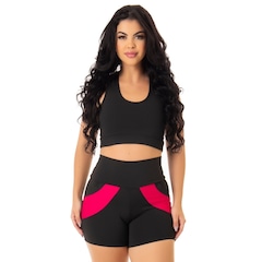 Short Feminino Frishop Zero Transparência - Foto 1