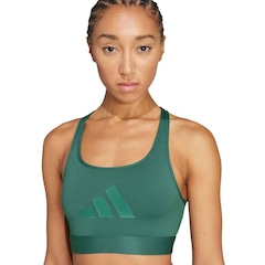 Top Feminino Adidas Logo Suporte Médio - Foto 5