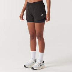Short Feminino New Balance Sport Essentials 2 In 1 - Foto 2