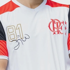 Camisa Flamengo Zico Retrô Masculino - Foto 3