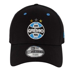 Boné Grêmio New Era Preto Aba Curva Futebol 39Thirty - Foto 4