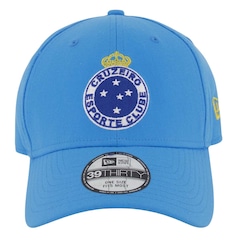 Boné Cruzeiro New Era Azul Aba Curva Futebol 39Thirty - Foto 2