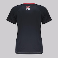 Camisa São Paulo Trança Feminina Preta - Foto 2
