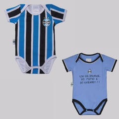 Body Grêmio FutFanatics - 2 Unidades - Infantil - Foto 1